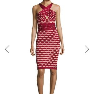 Herve Leger Halter Dress